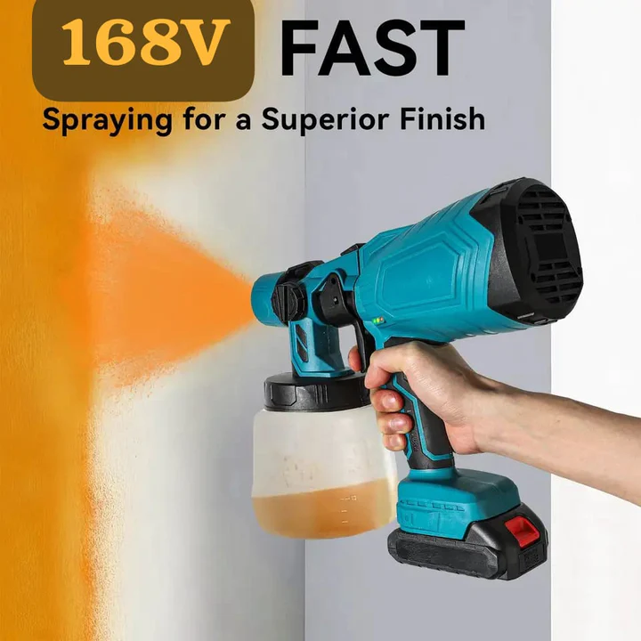 ✅PULVERIZADOR DE PINTURA INALÁMBRICA DE ALTA POTENCIA🖌️