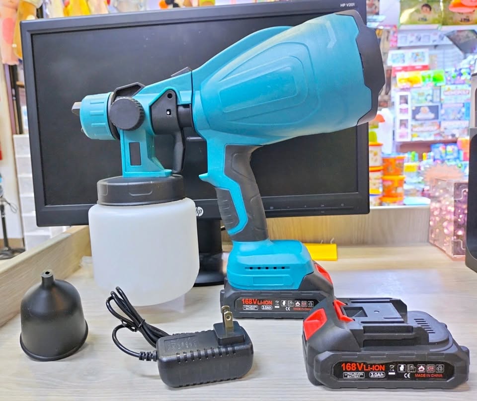✅PULVERIZADOR DE PINTURA INALÁMBRICA DE ALTA POTENCIA🖌️